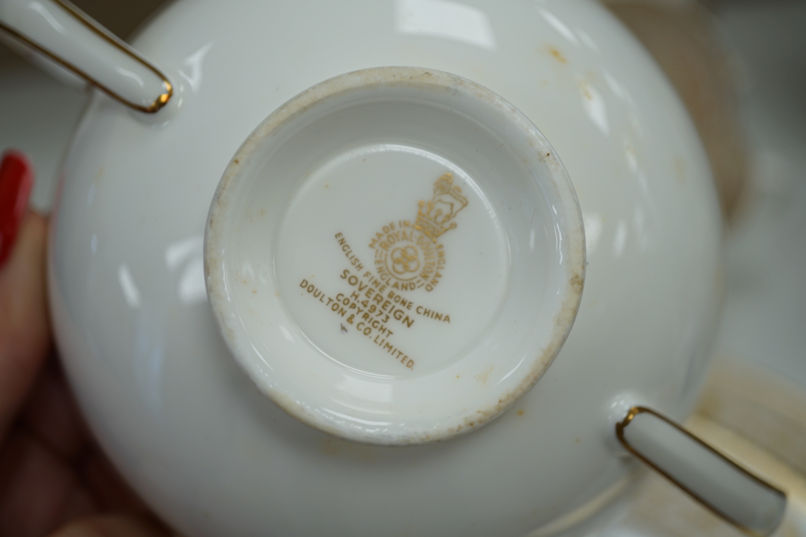 A Royal Doulton 'Sovereign' part dinner service